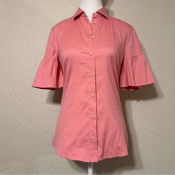Prada Ruffle Sleeve Blouse - Picture 1 of 7